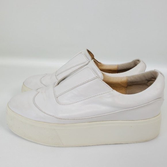 Chris by Christoper Bu Leather Sneaker Platform - Picture 3 of 12